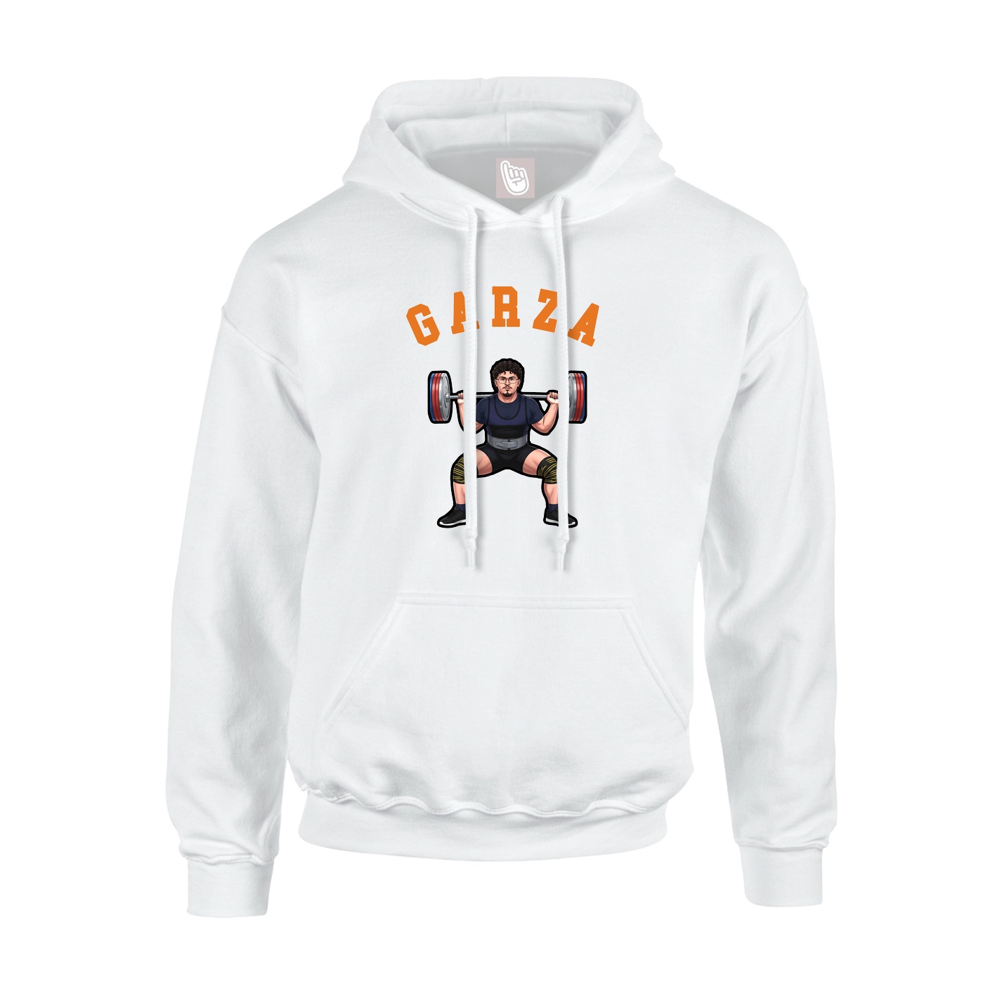 Youth Hoodie — Shirsey Arch in White