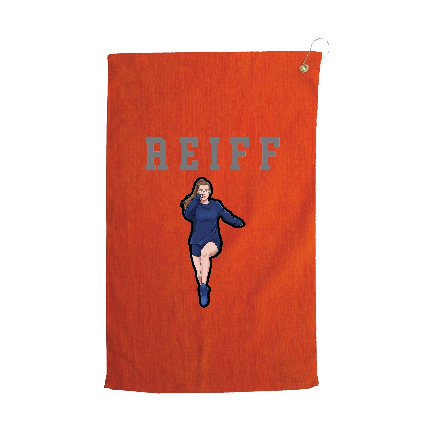 Golf Towel — Shirsey in Orange