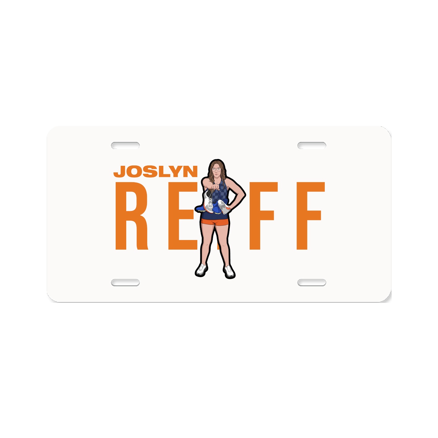 License Plate — Player Name in Classic