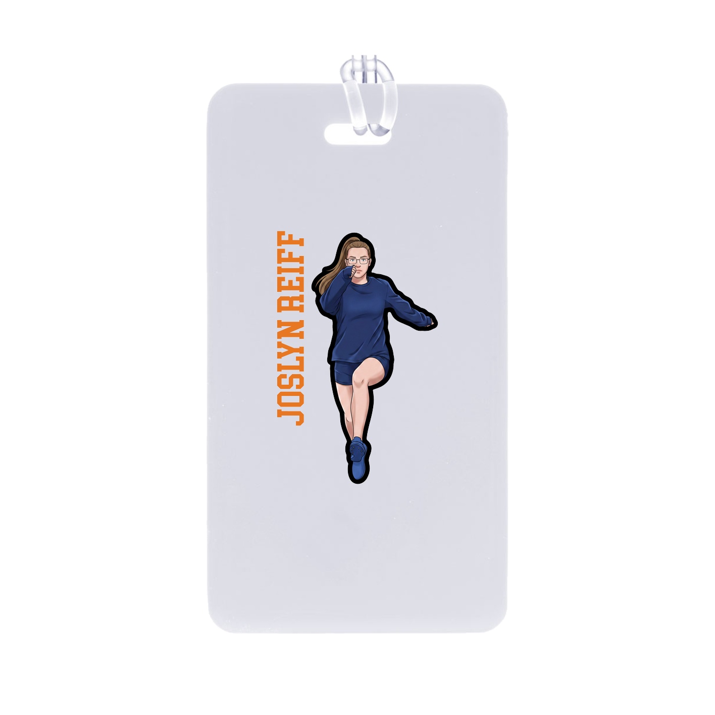 Bag Tag — Name Vertical in Classic