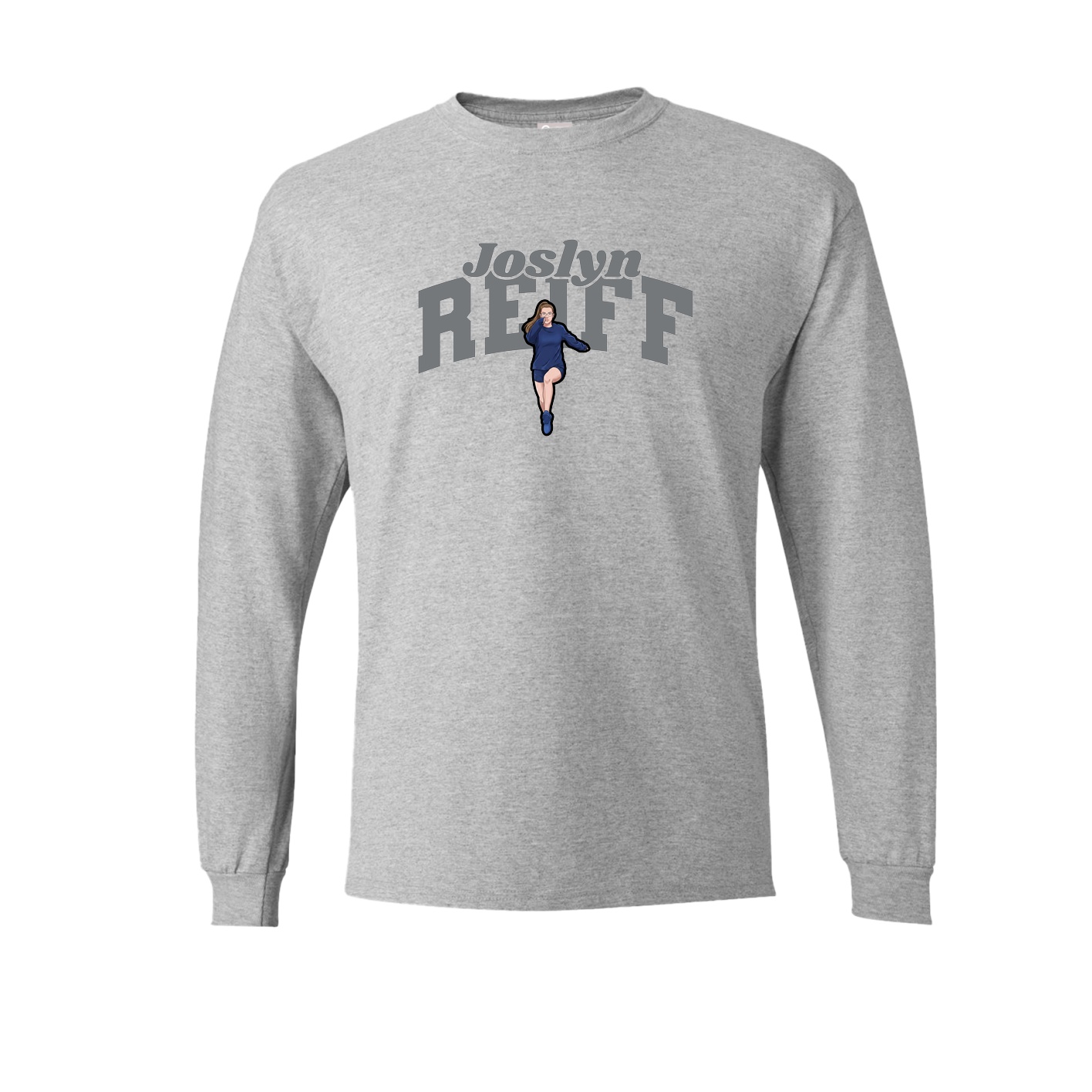 Long Sleeve Tee — Signature Arch in Grey