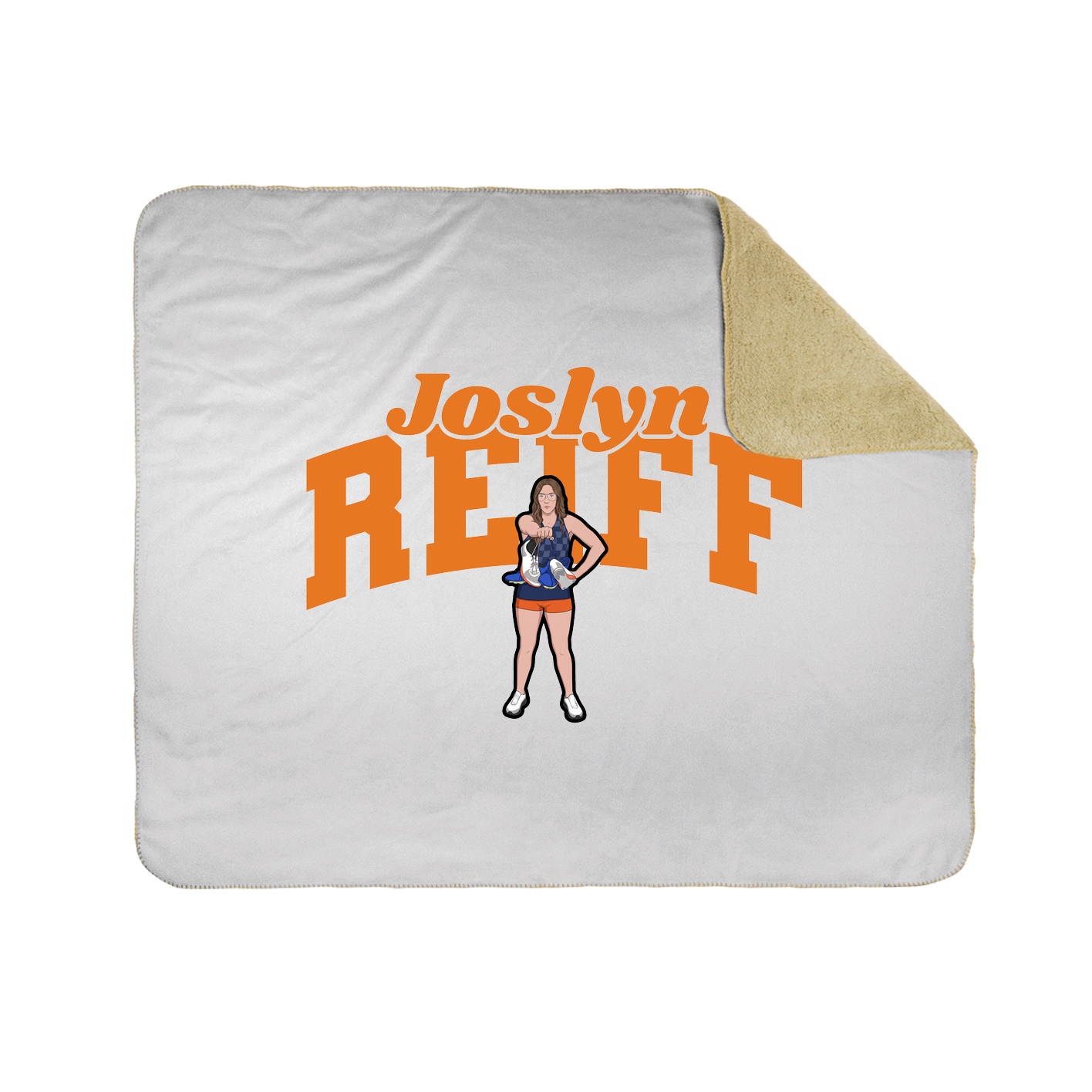Throw Blanket — Signature Arch in White