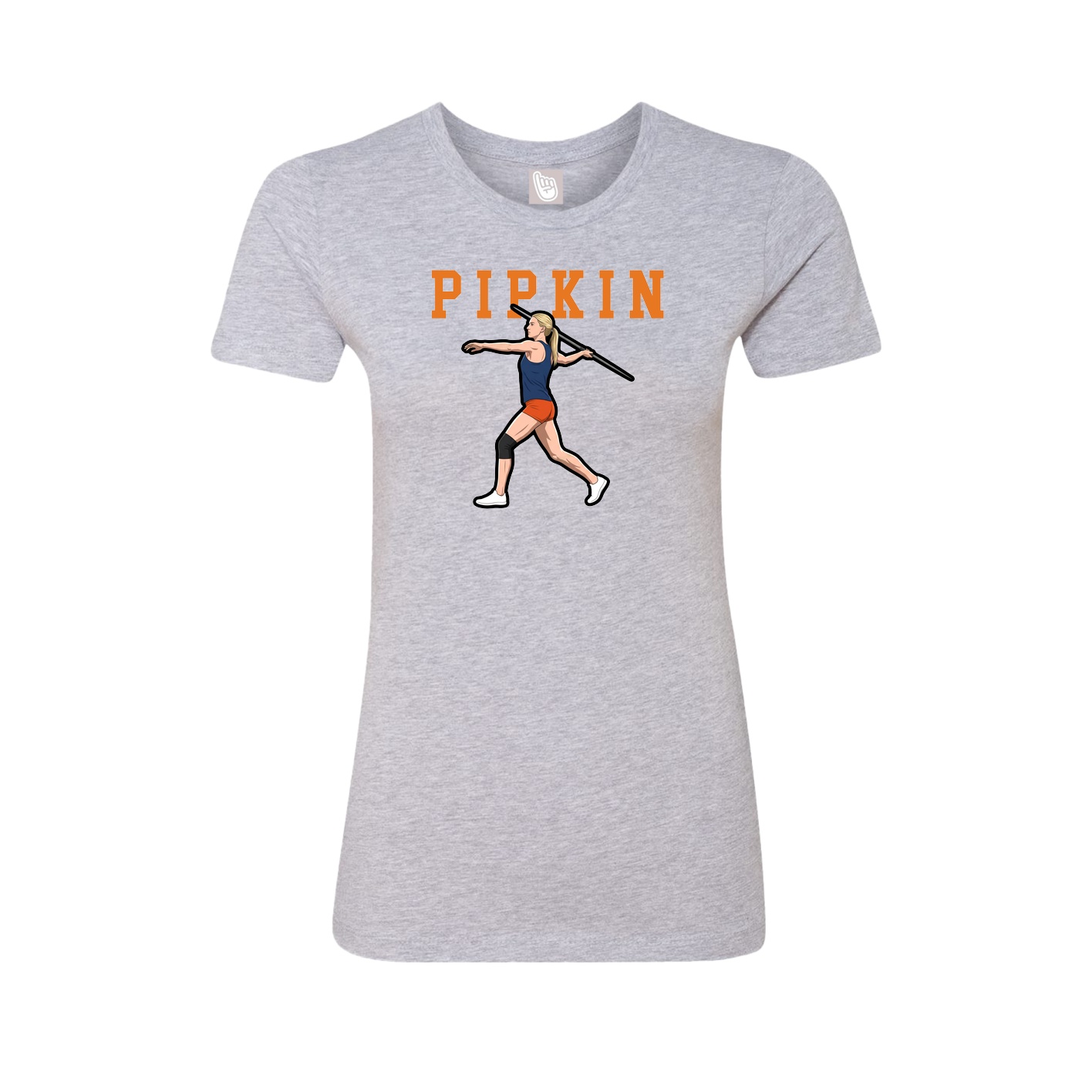 Fitted Women's Tee — Shirsey in Grey
