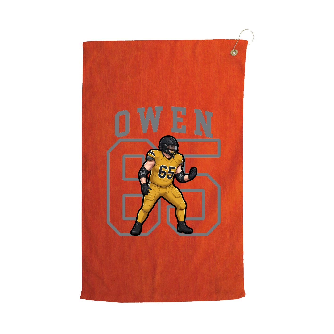 Golf Towel — Shirsey in Orange