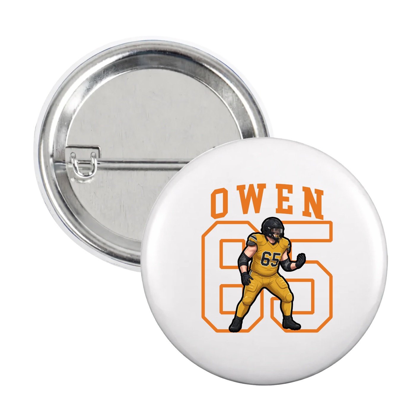Game Day Button — Shirsey in White