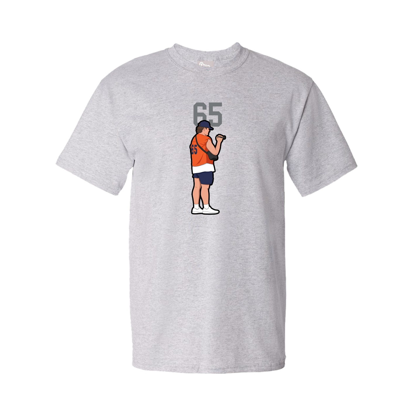 Tee — Number Top in Grey