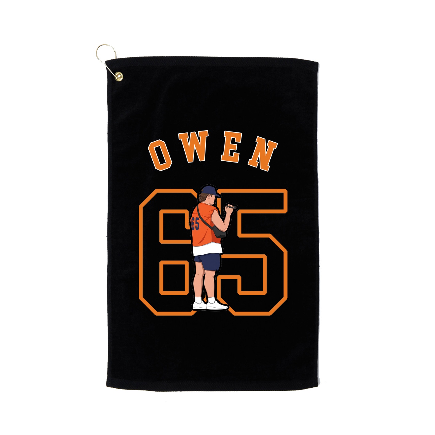 Golf Towel — Shirsey Arch in Black