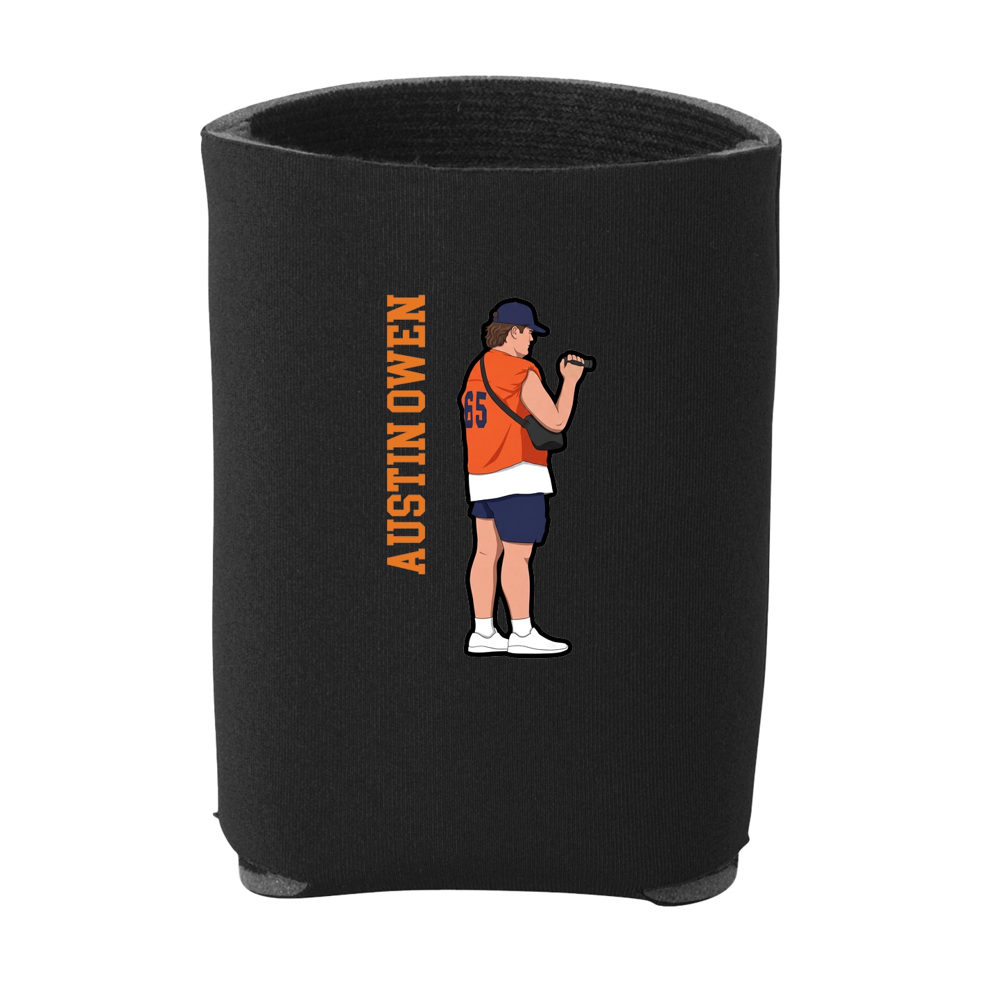 Can Holder — Name Vertical in Black