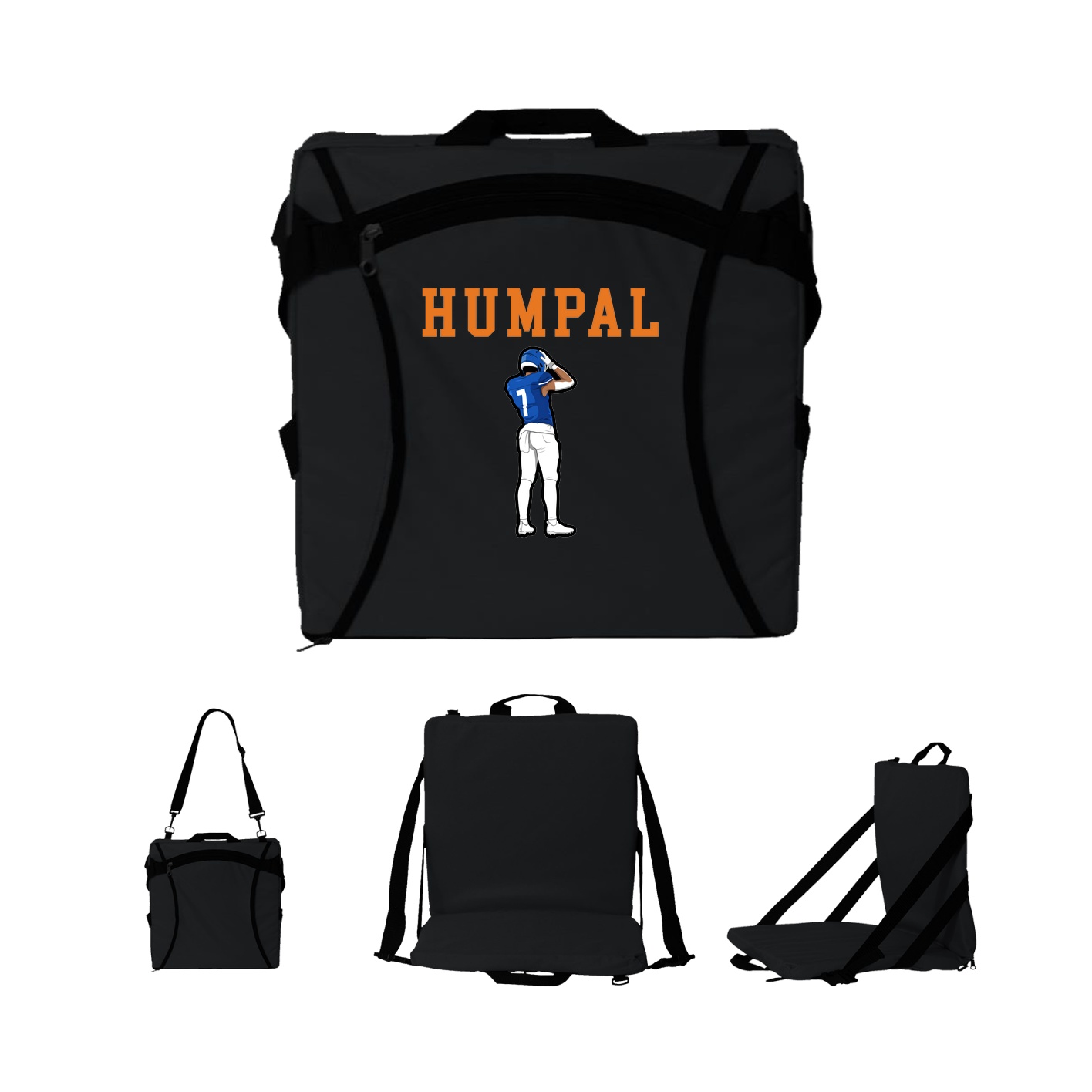 Folding Stadium Seat — Shirsey in Black