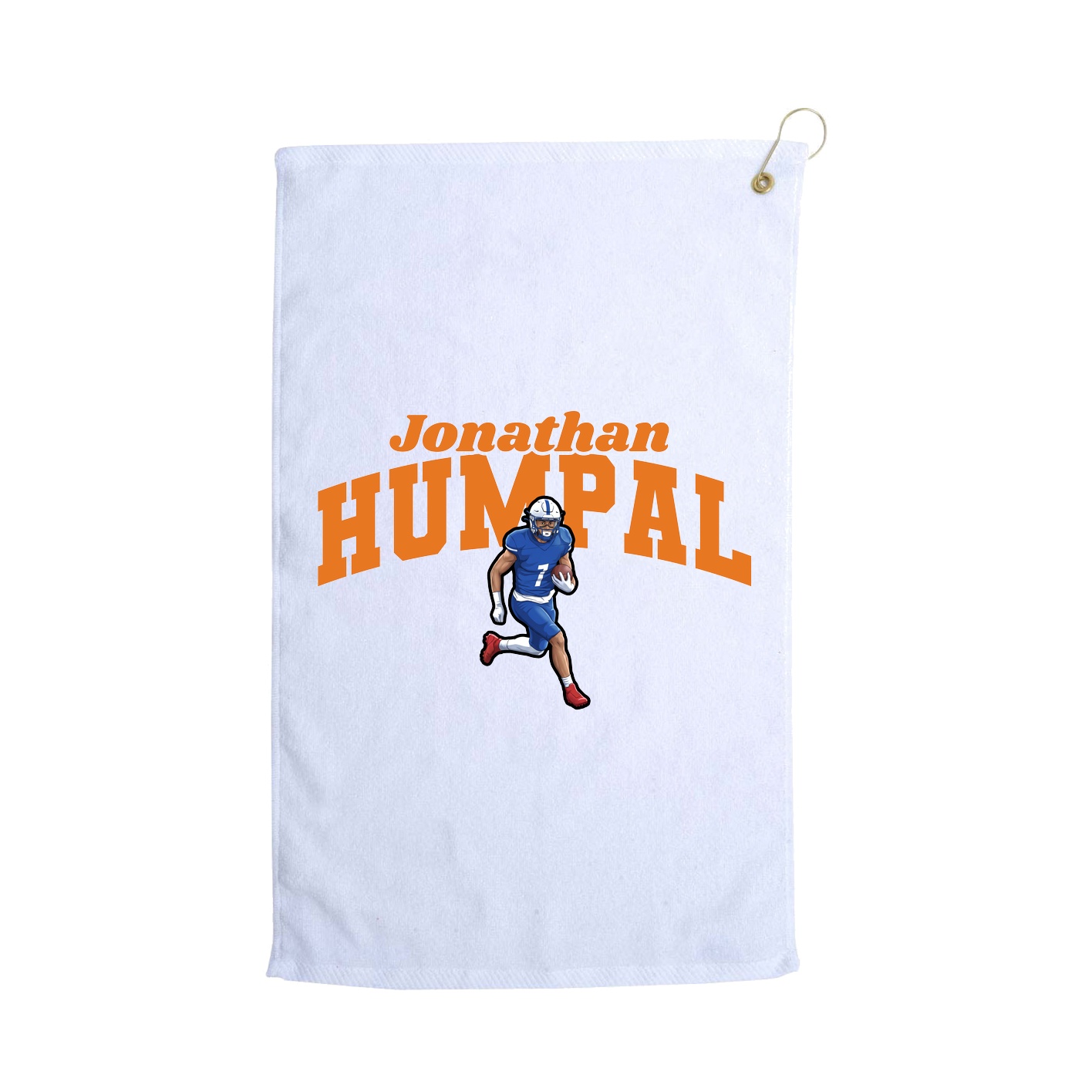 Golf Towel — Signature Arch in White