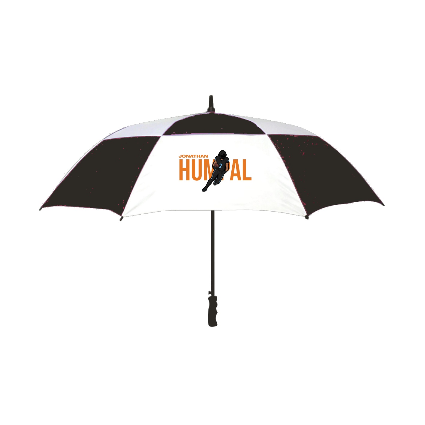 Golf Umbrella — Player Name in Black