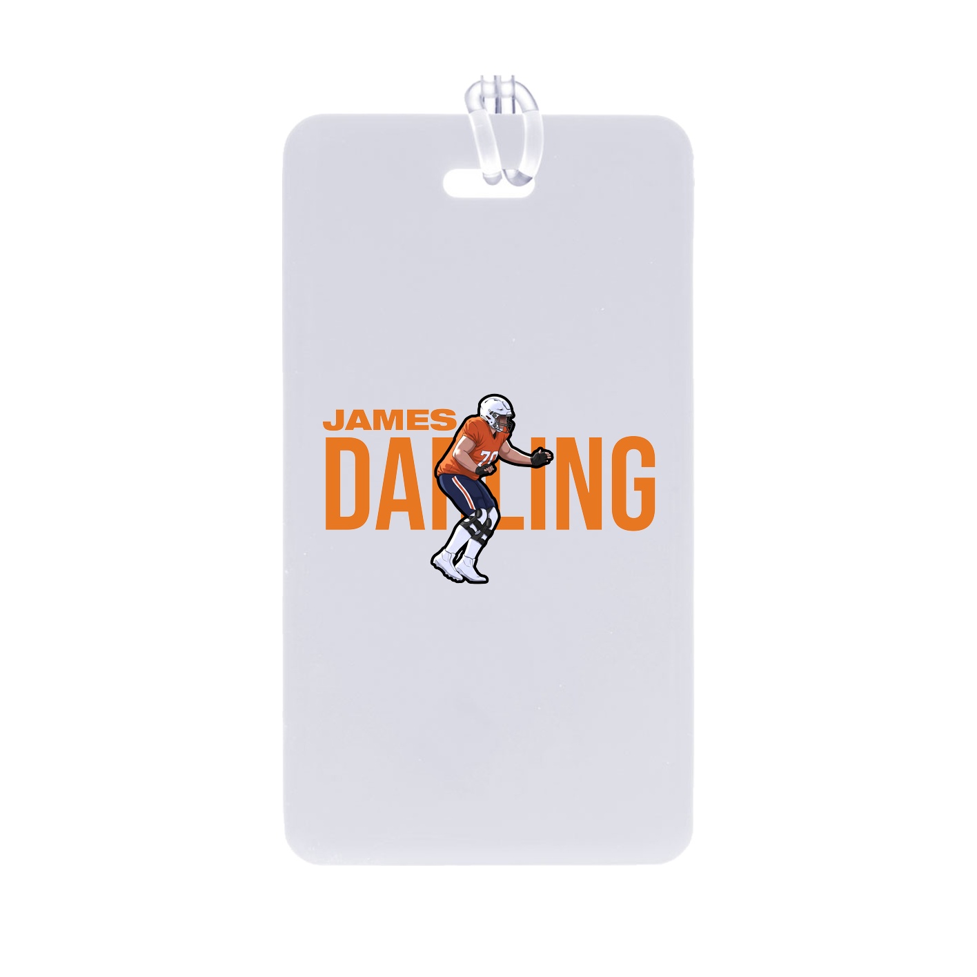 Bag Tag — Player Name in Classic