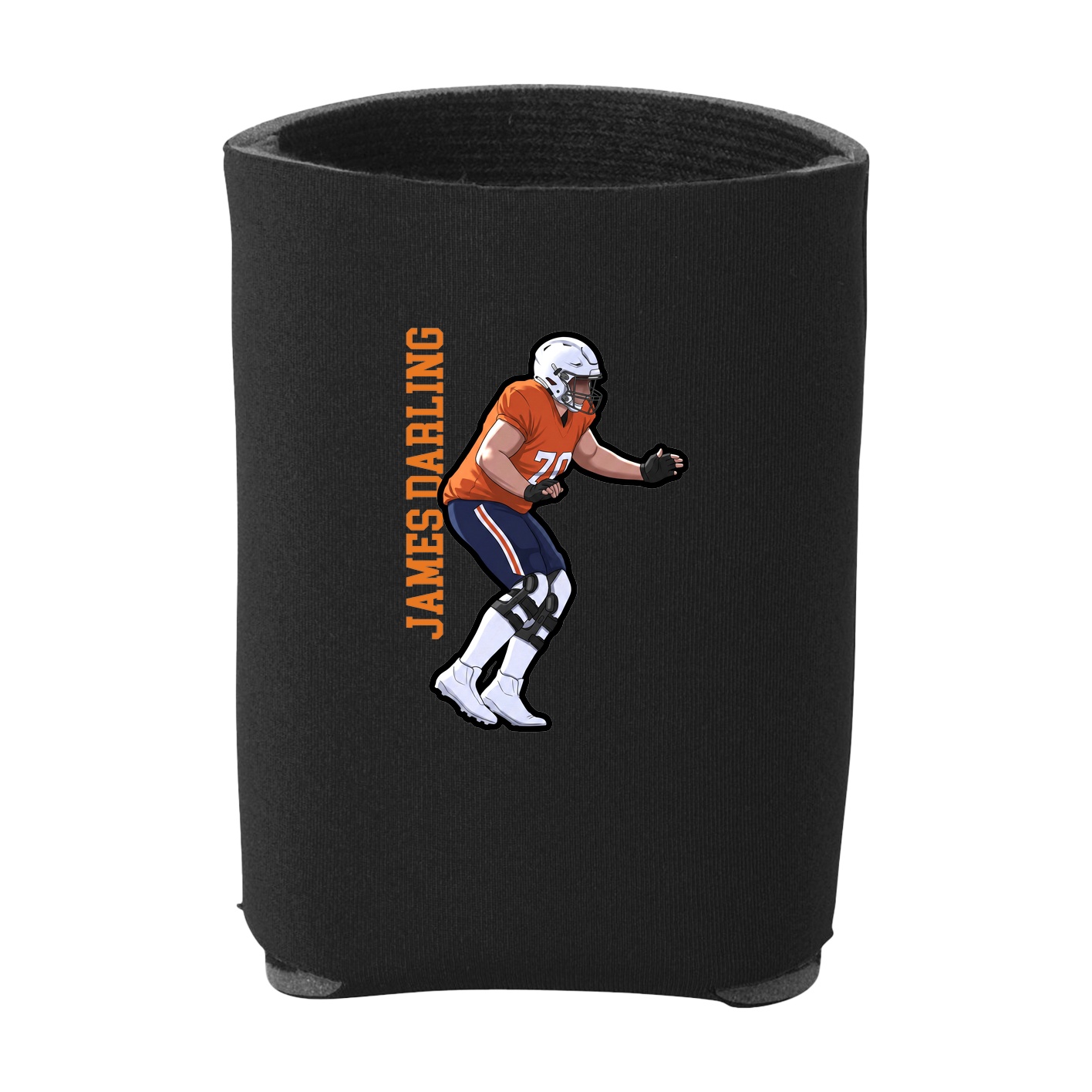 Can Holder — Name Vertical in Black