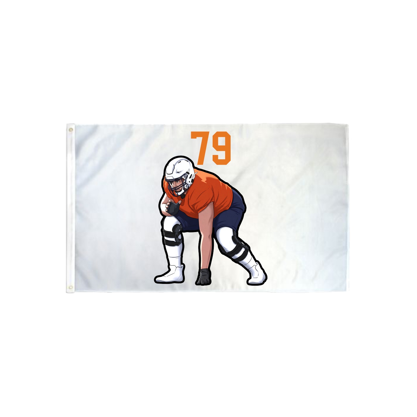 3x5 Flag — Number Top in Classic