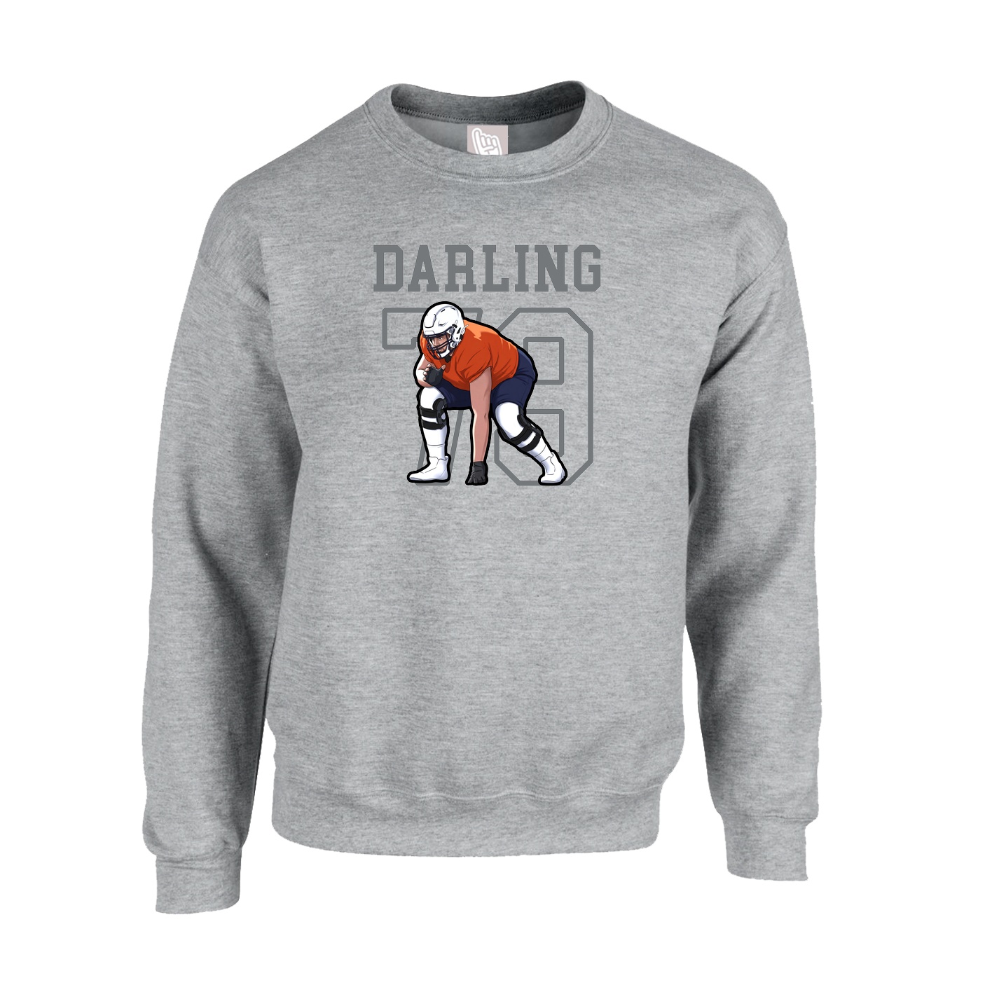 Fleece Crew — Shirsey in Grey