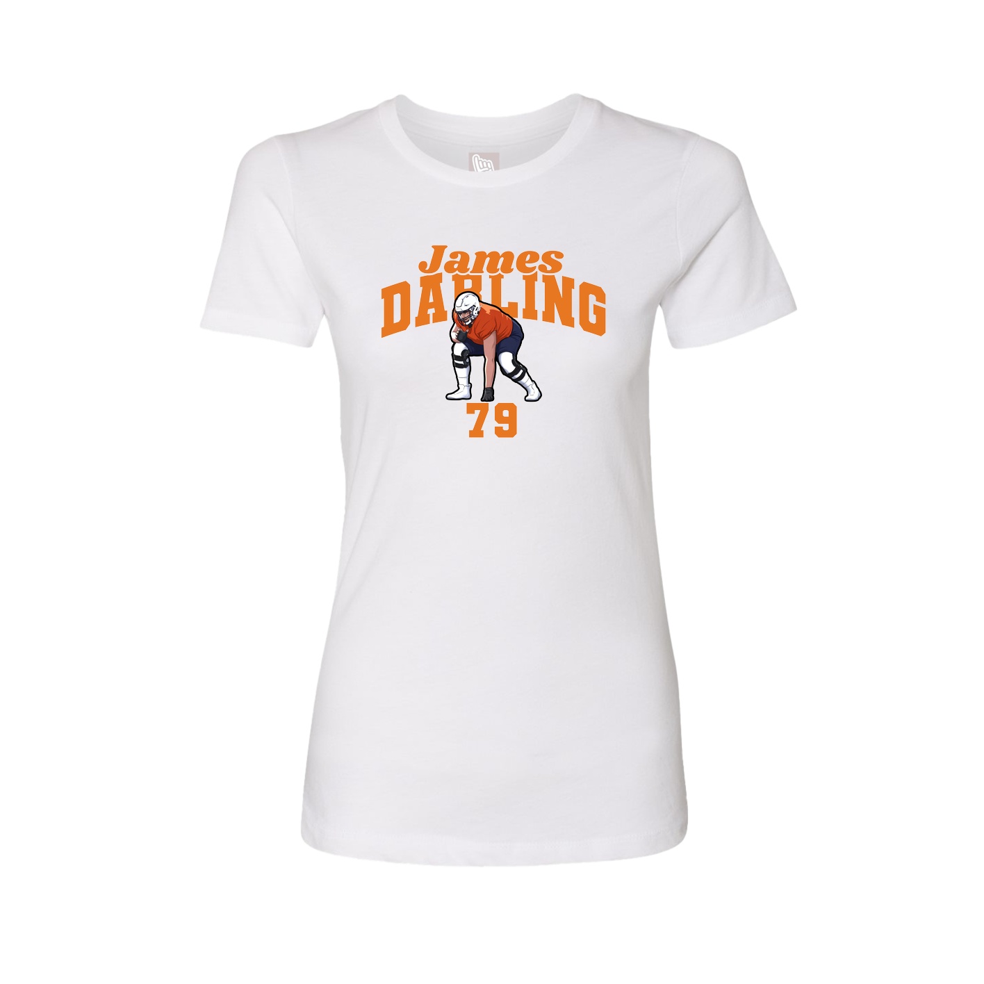 Womens Tee — Signature Arch in White