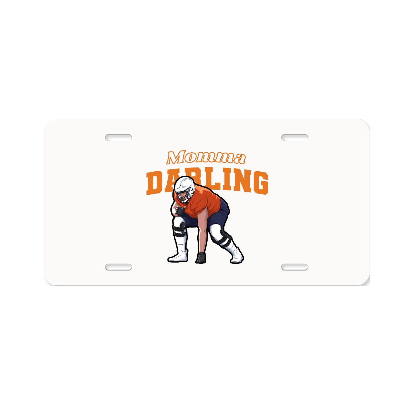 License Plate — Mothers Day Block in Classic
