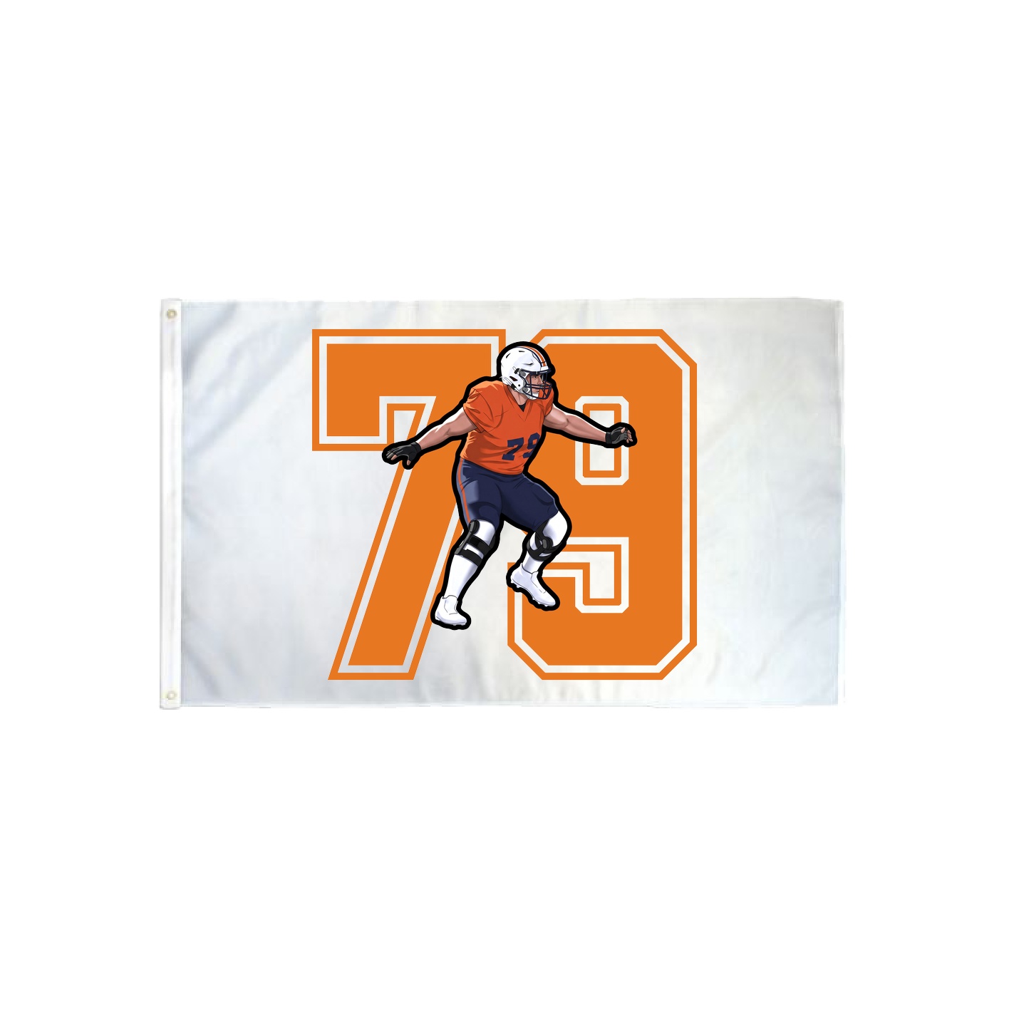 3x5 Flag — Number in Classic