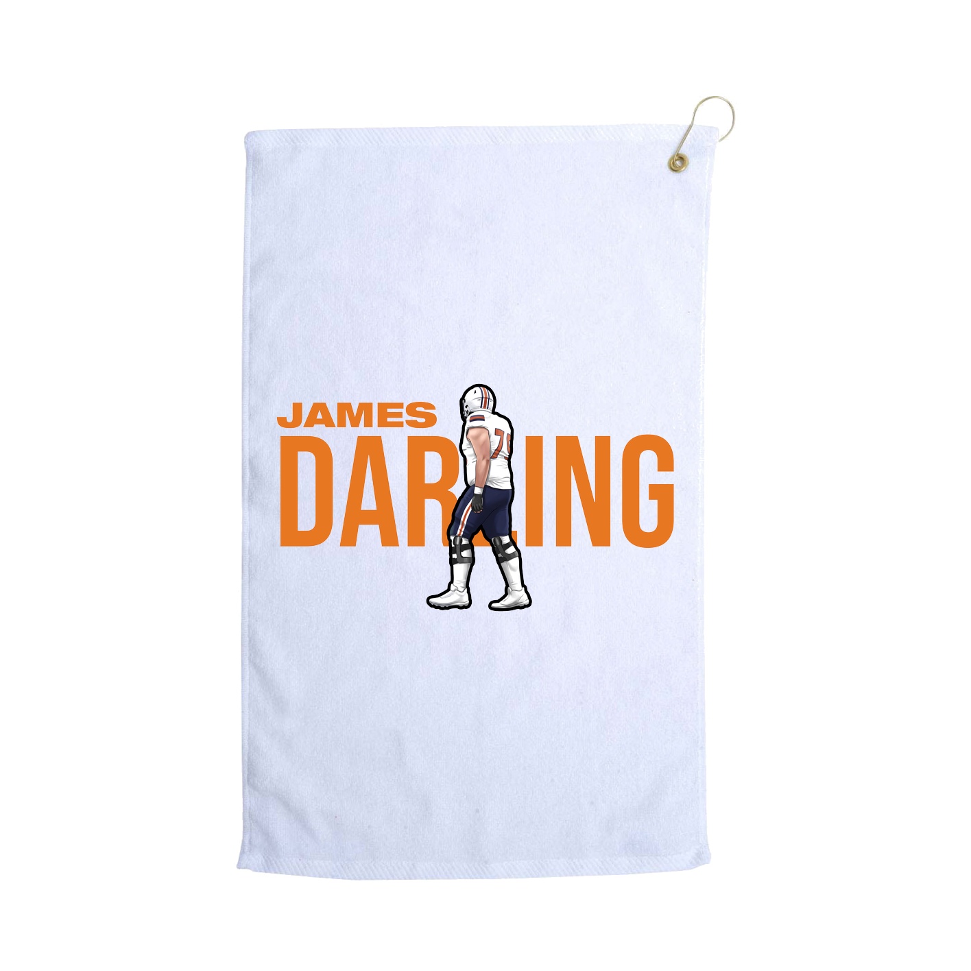 Golf Towel — Player Name in White