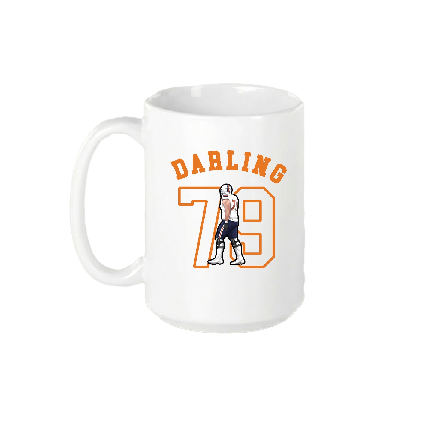 15oz Coffee Mug — Shirsey Arch in White