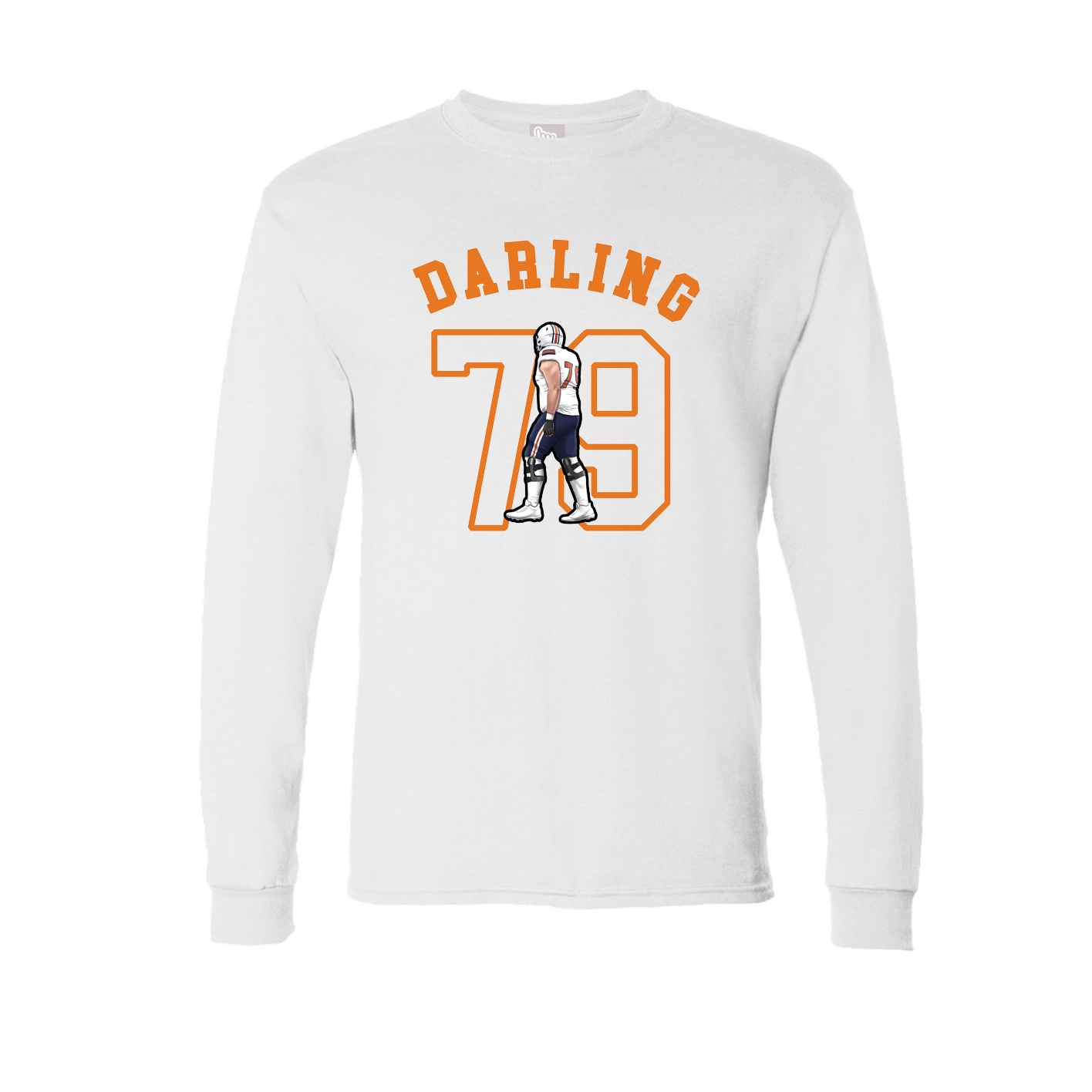 Long Sleeve Tee — Shirsey Arch in White
