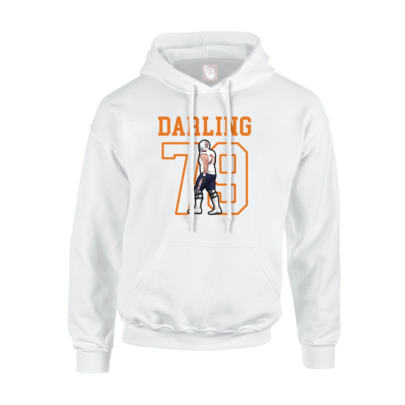 Hoodie — Shirsey in White