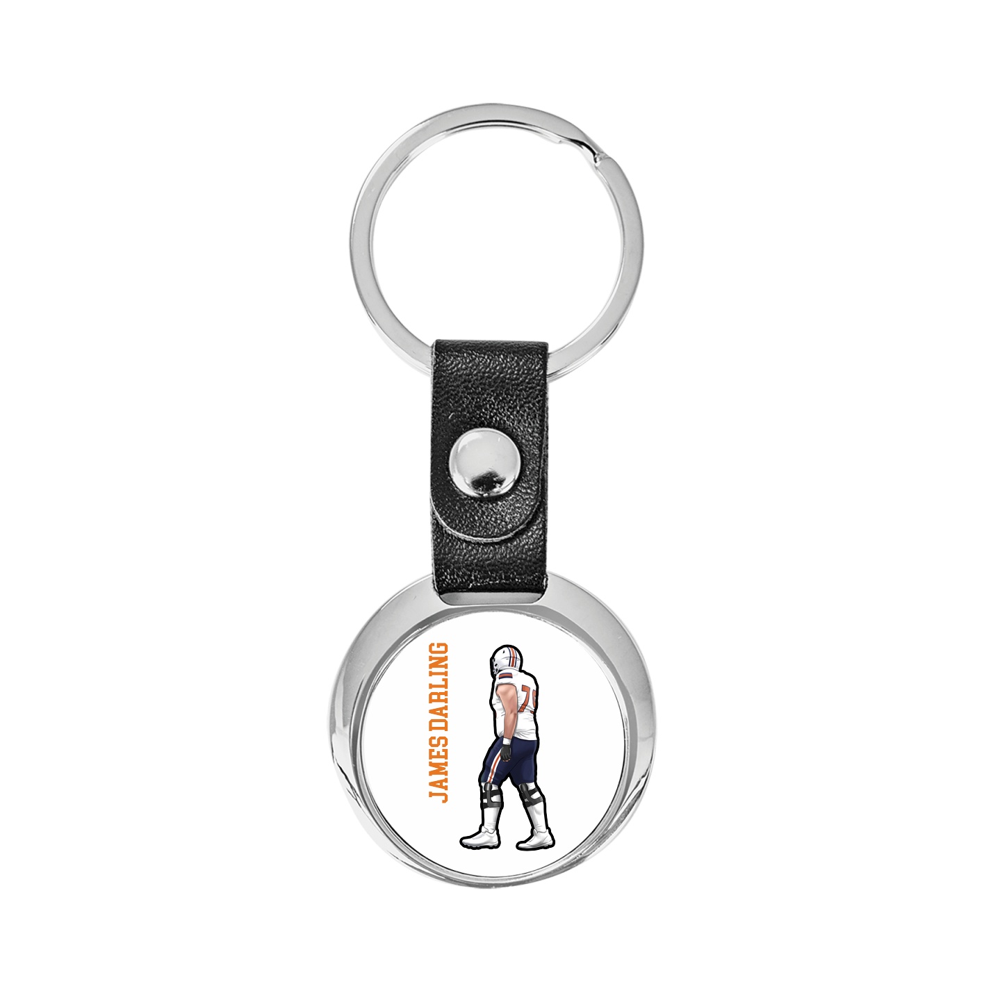 Key Chain — Name Vertical in Classic