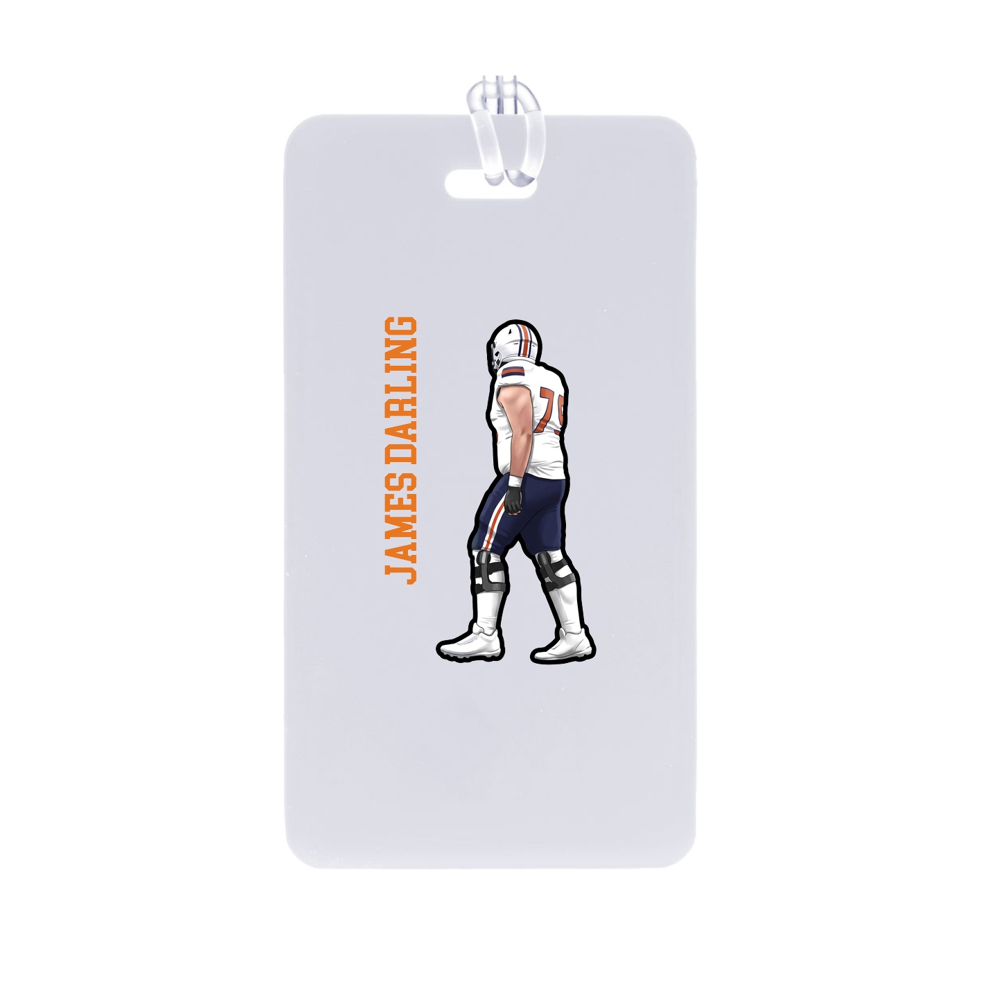 Bag Tag — Name Vertical in Classic