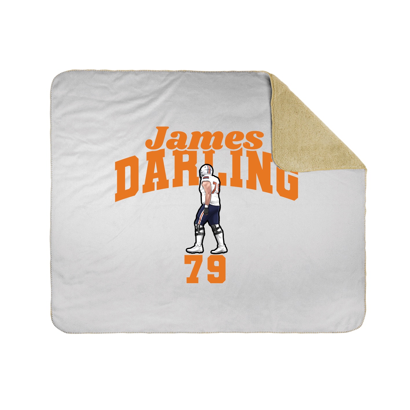 Throw Blanket — Signature Arch in White