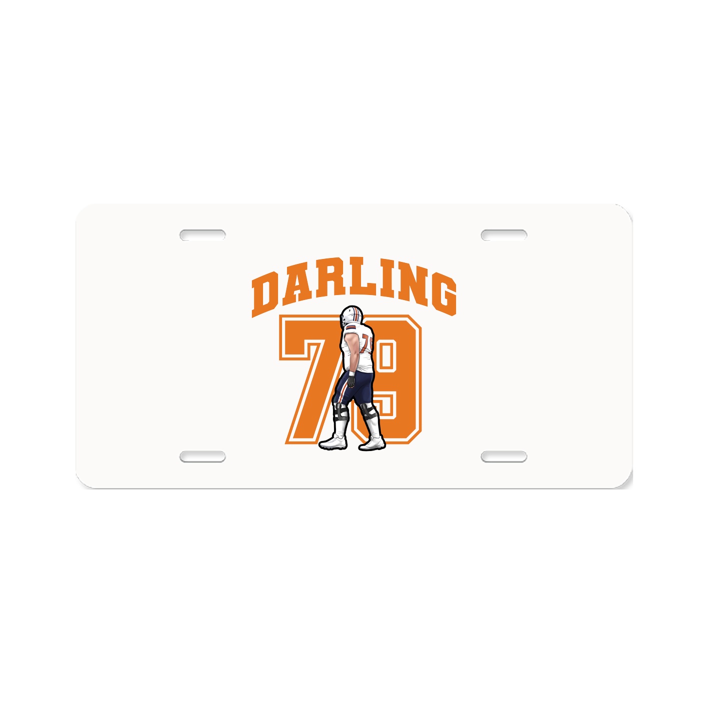 License Plate — Number in Classic
