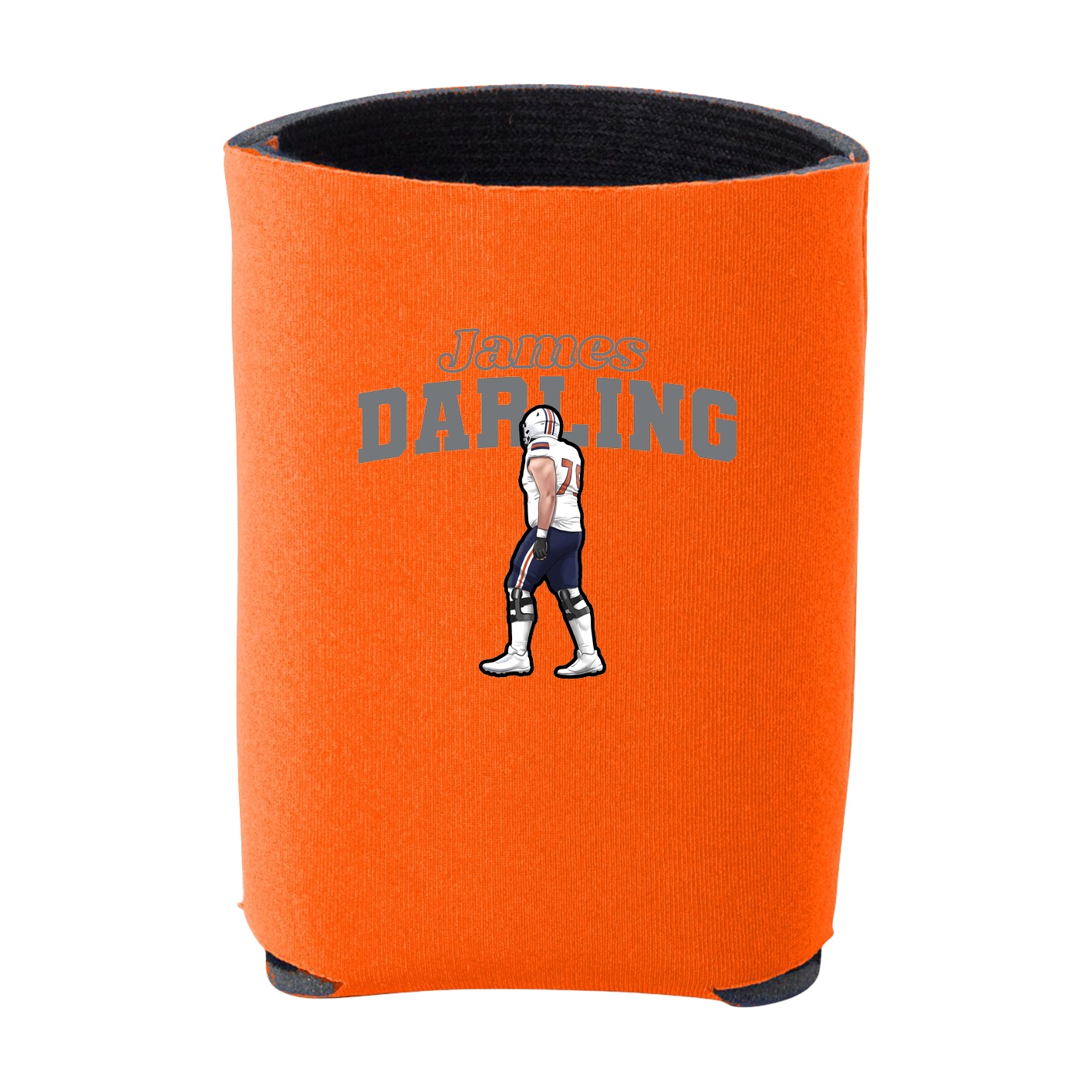 Can Holder — Name Arch in Orange