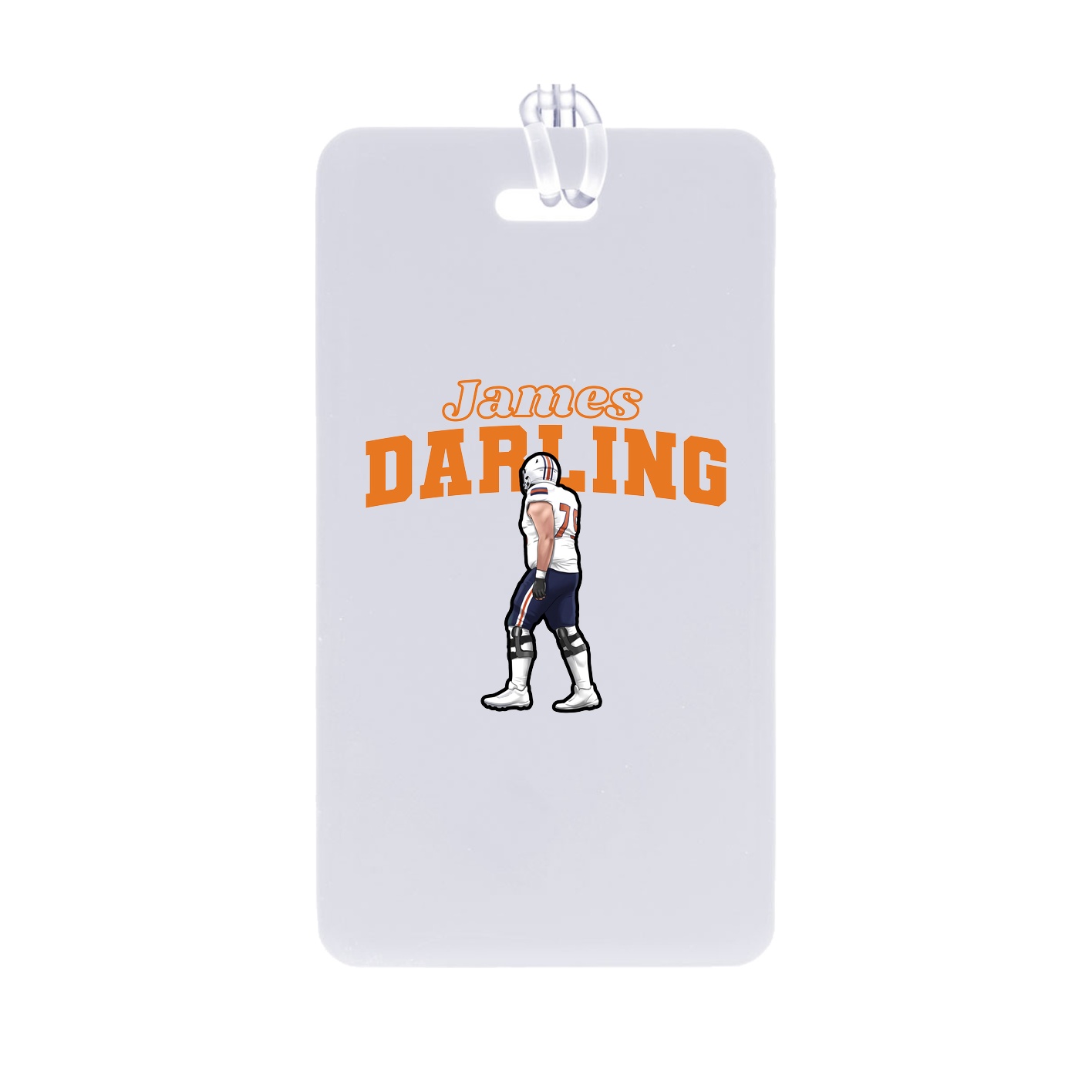 Bag Tag — Name Arch in Classic