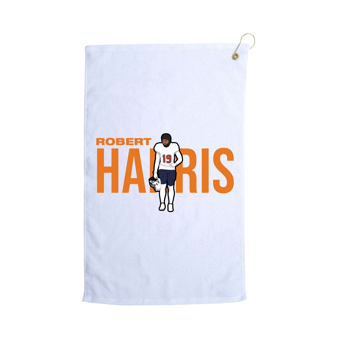 Golf Towel — Player Name in White