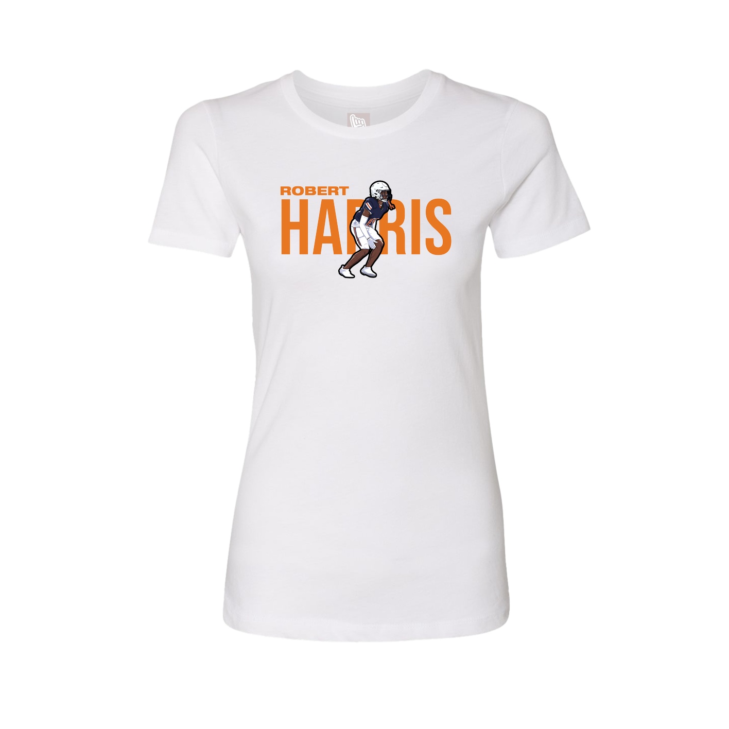 Womens Tee — Player Name in White