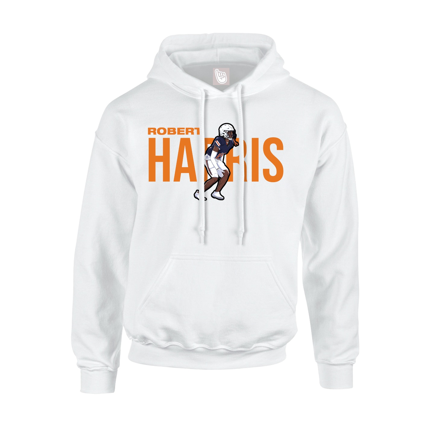 Youth Hoodie — Player Name in White