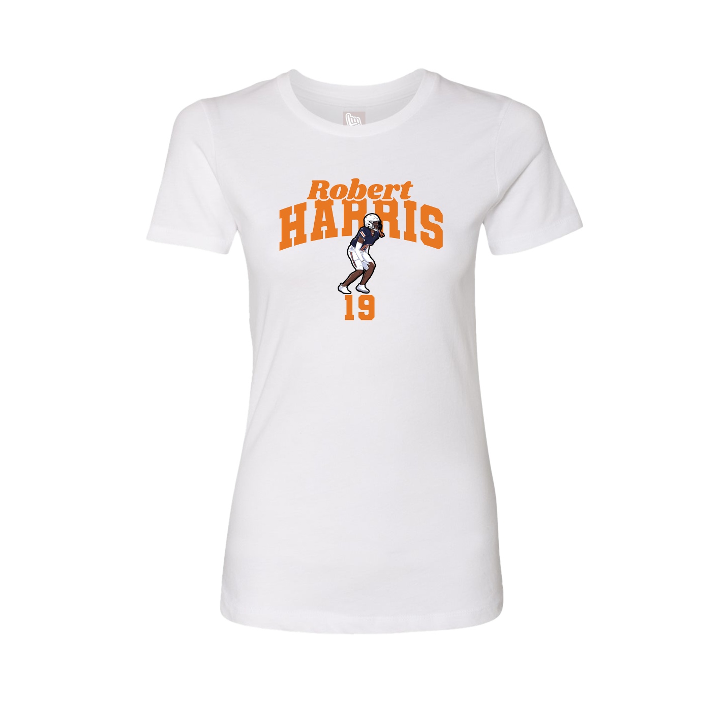 Womens Tee — Signature Arch in White