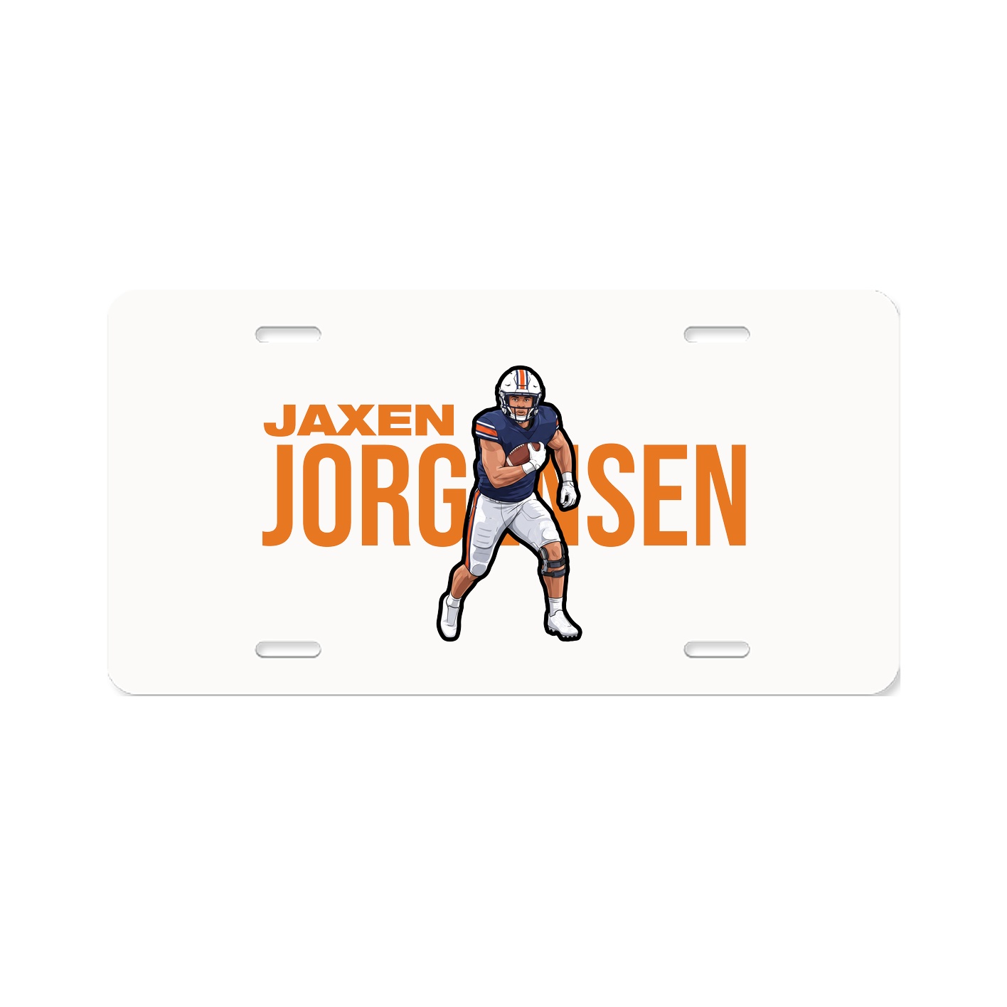 License Plate — Player Name in Classic