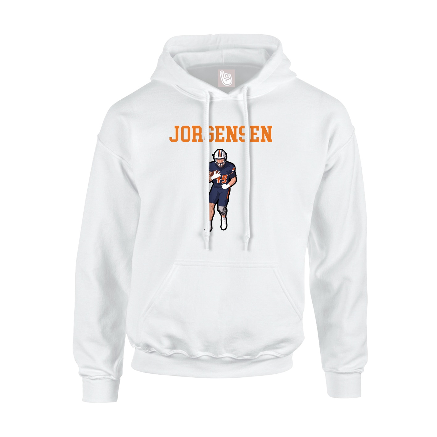 Hoodie — Shirsey in White