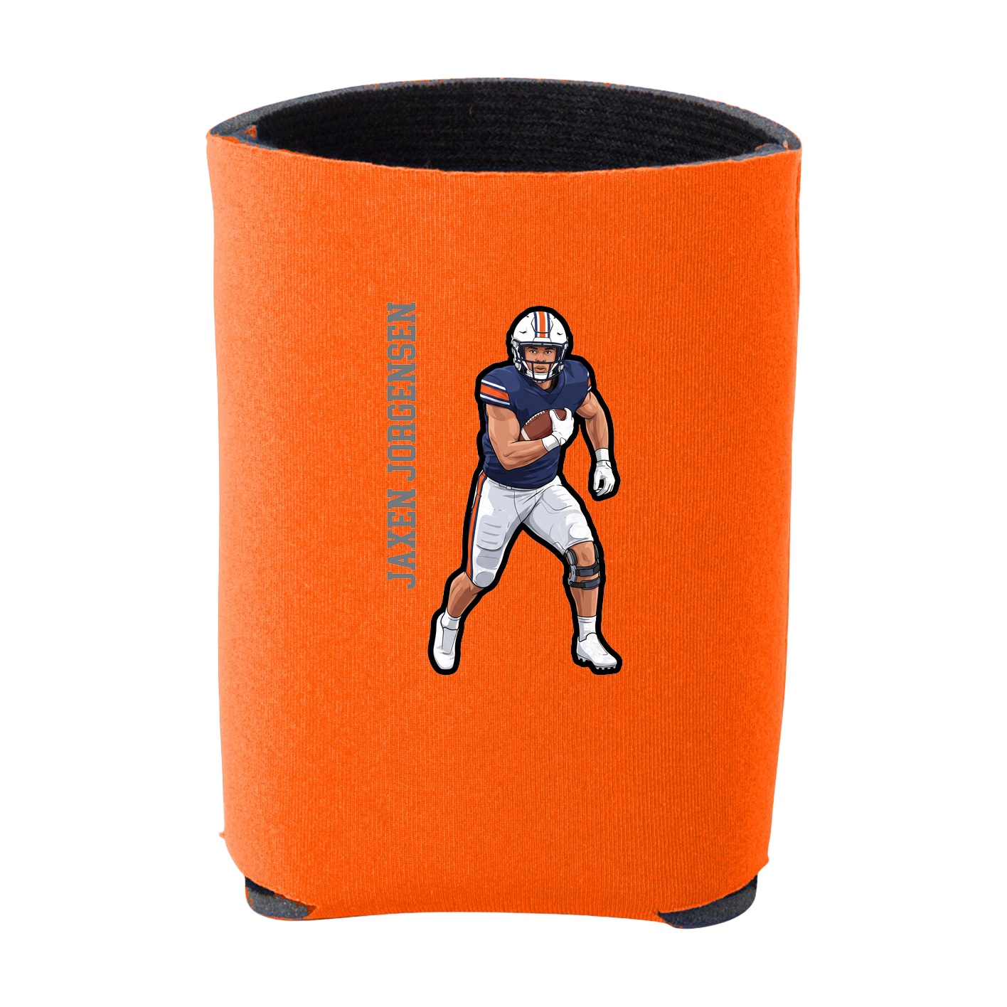 Can Holder — Name Vertical in Orange