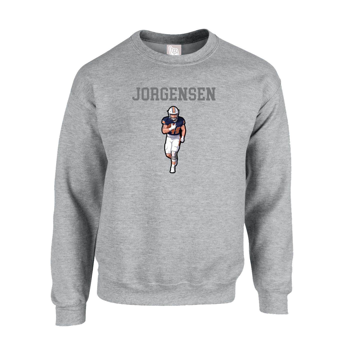 Fleece Crew — Shirsey in Grey