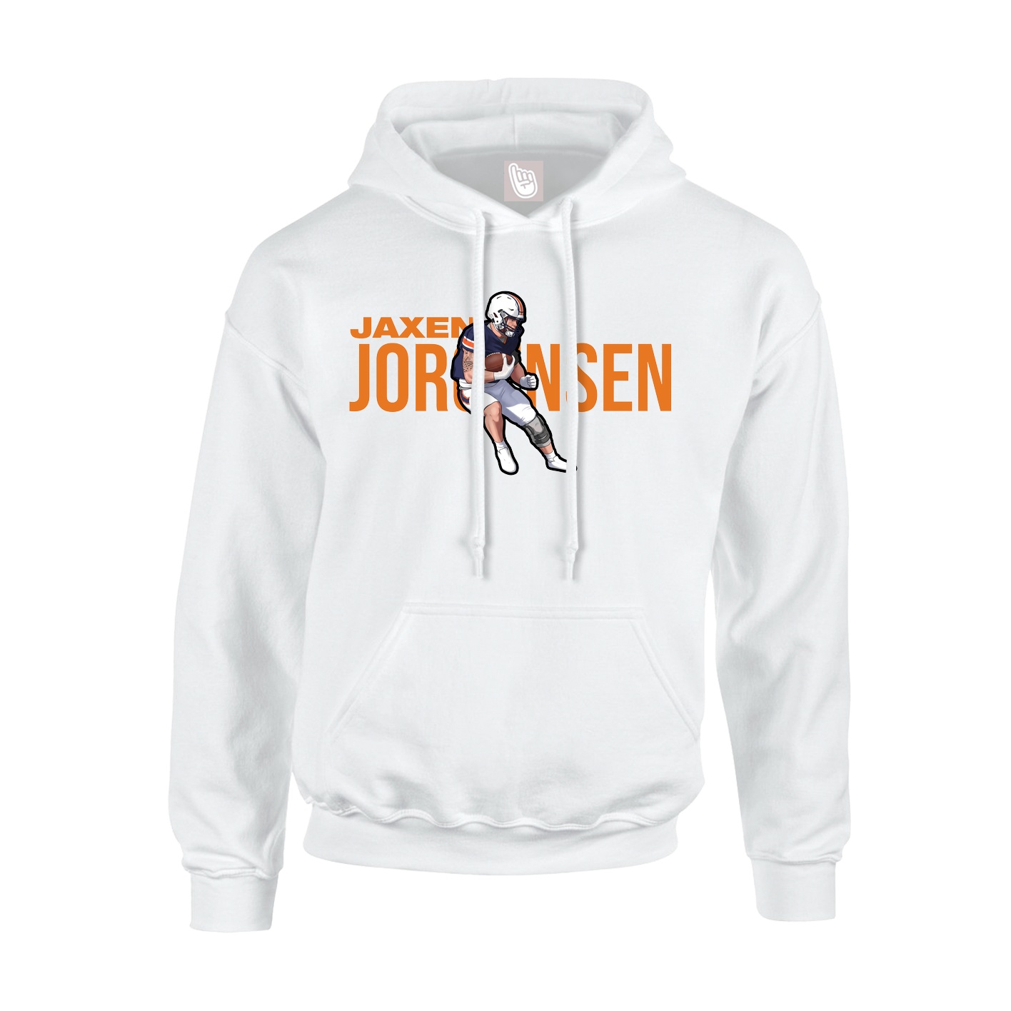 Hoodie — Player Name in White