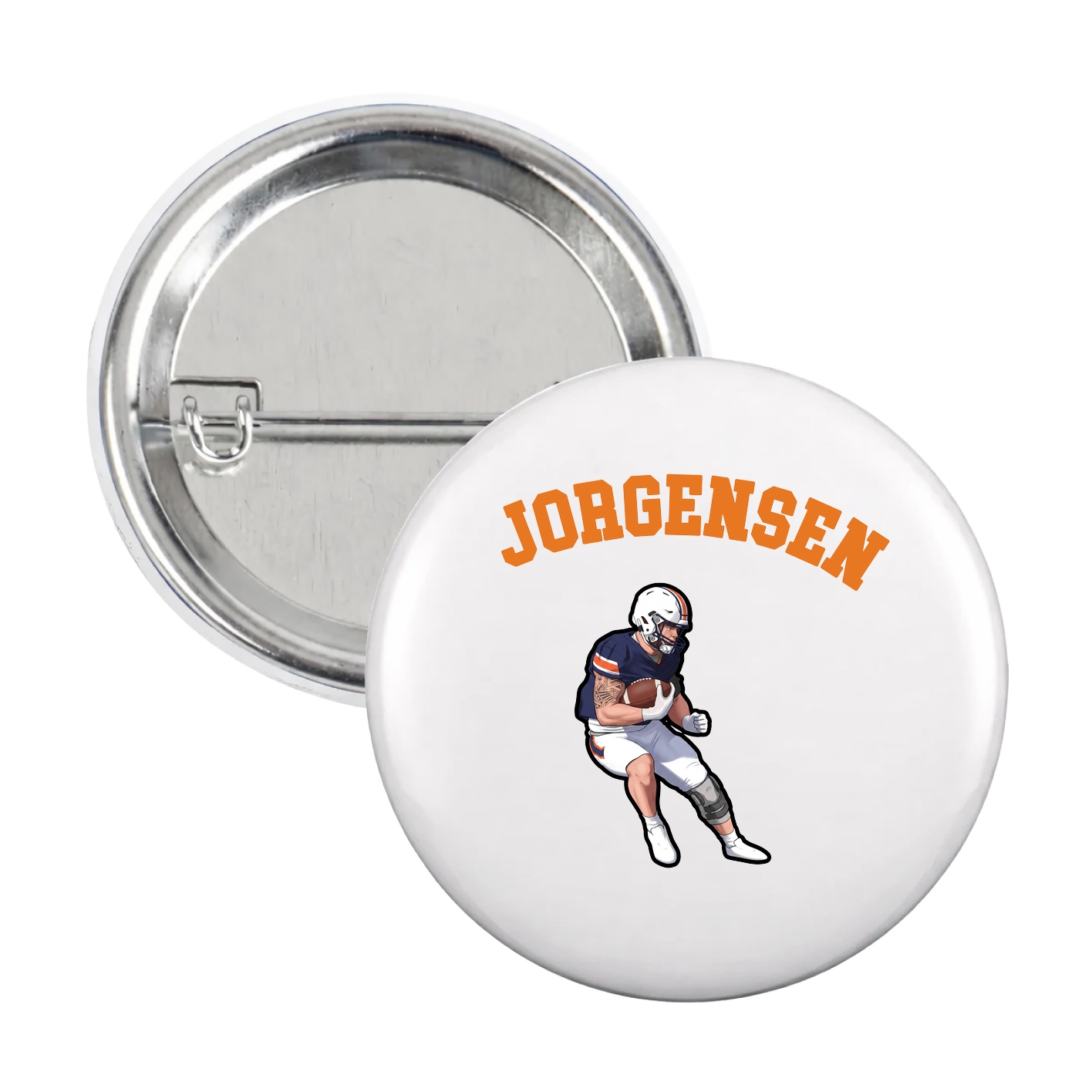 Game Day Button — Shirsey Arch in White