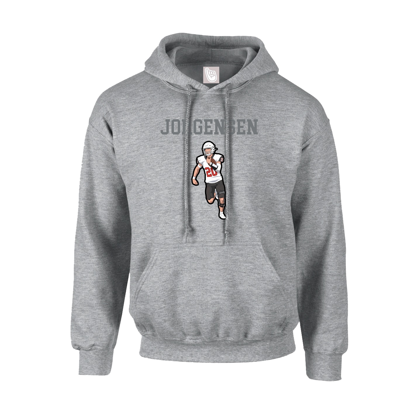 Hoodie — Shirsey in Grey