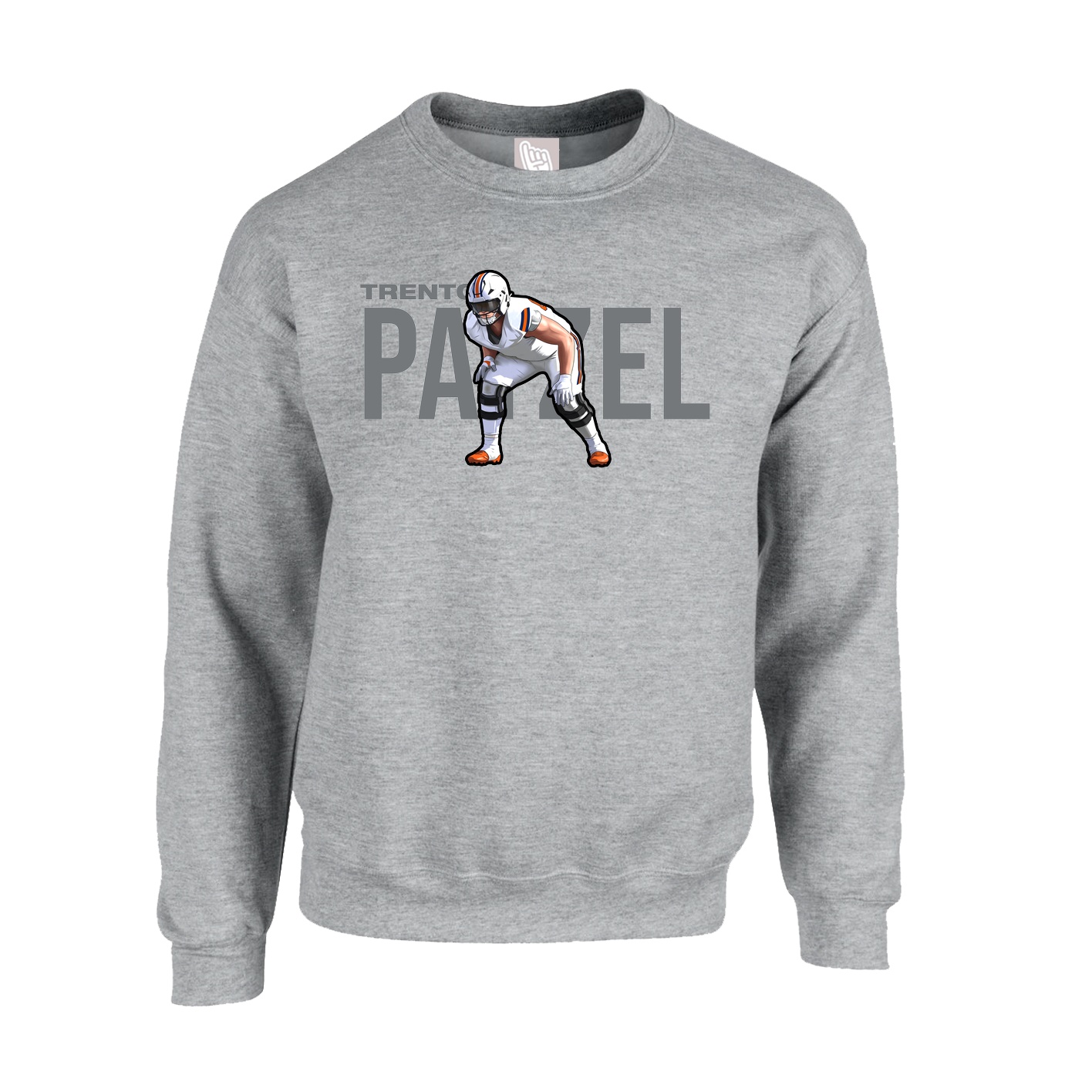Fleece Crew — Player Name in Grey
