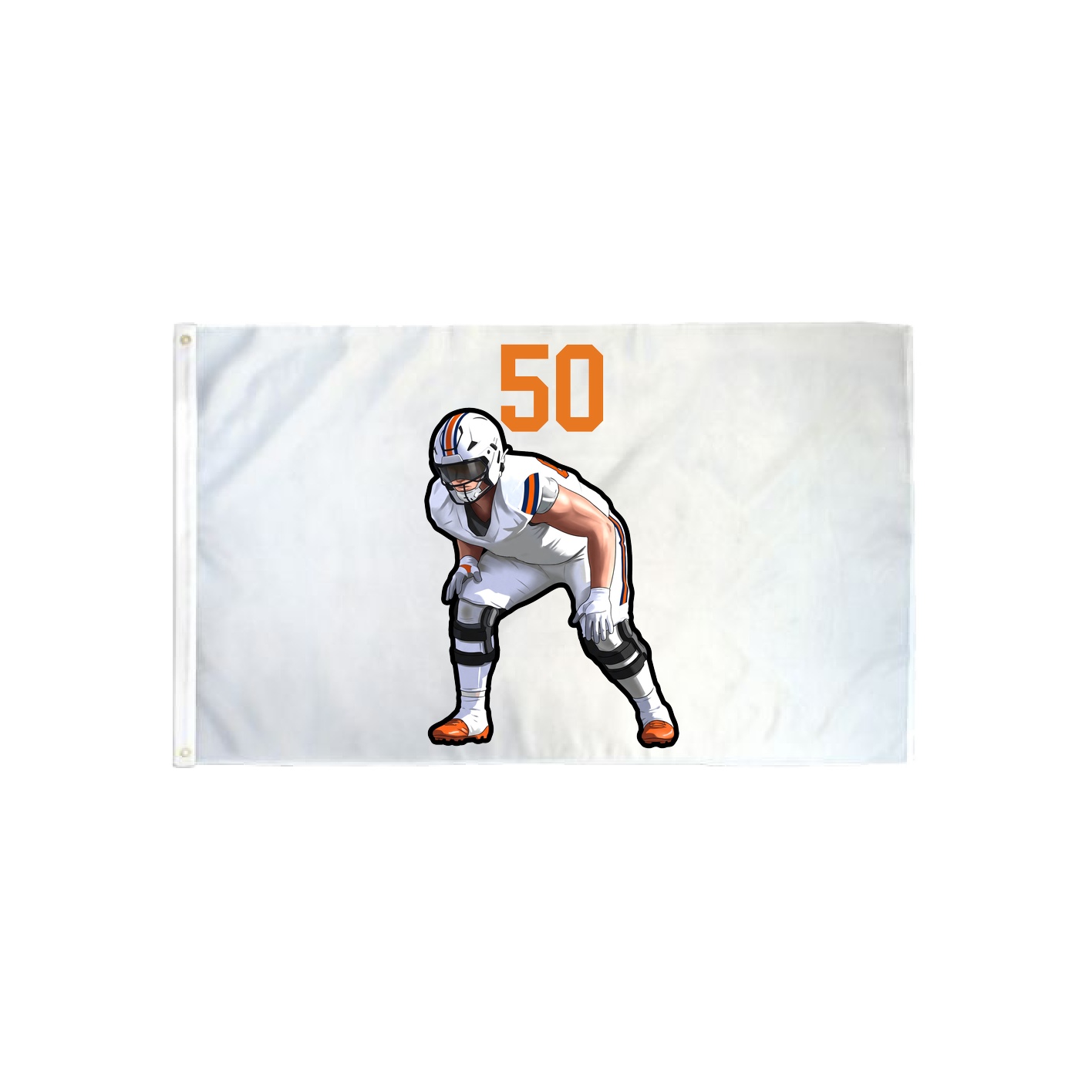 3x5 Flag — Number Top in Classic