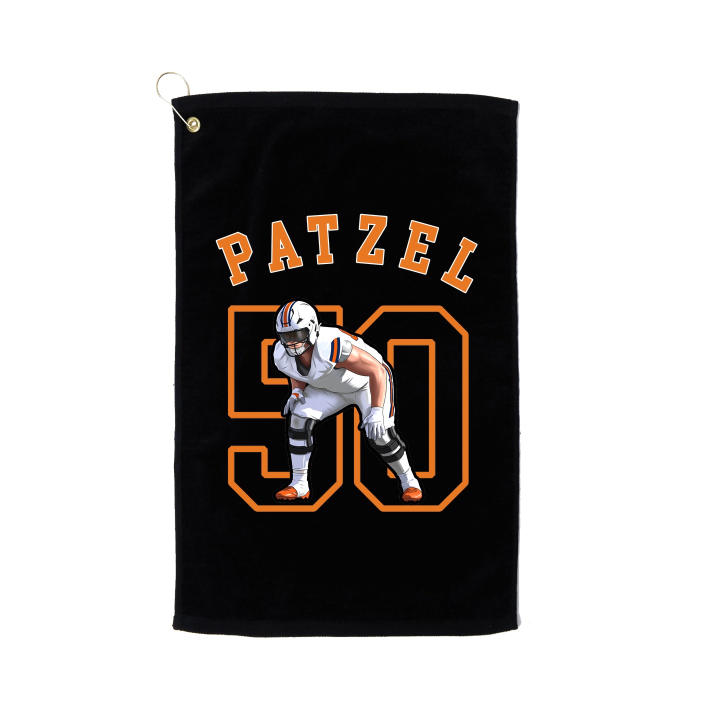 Golf Towel — Shirsey Arch in Black