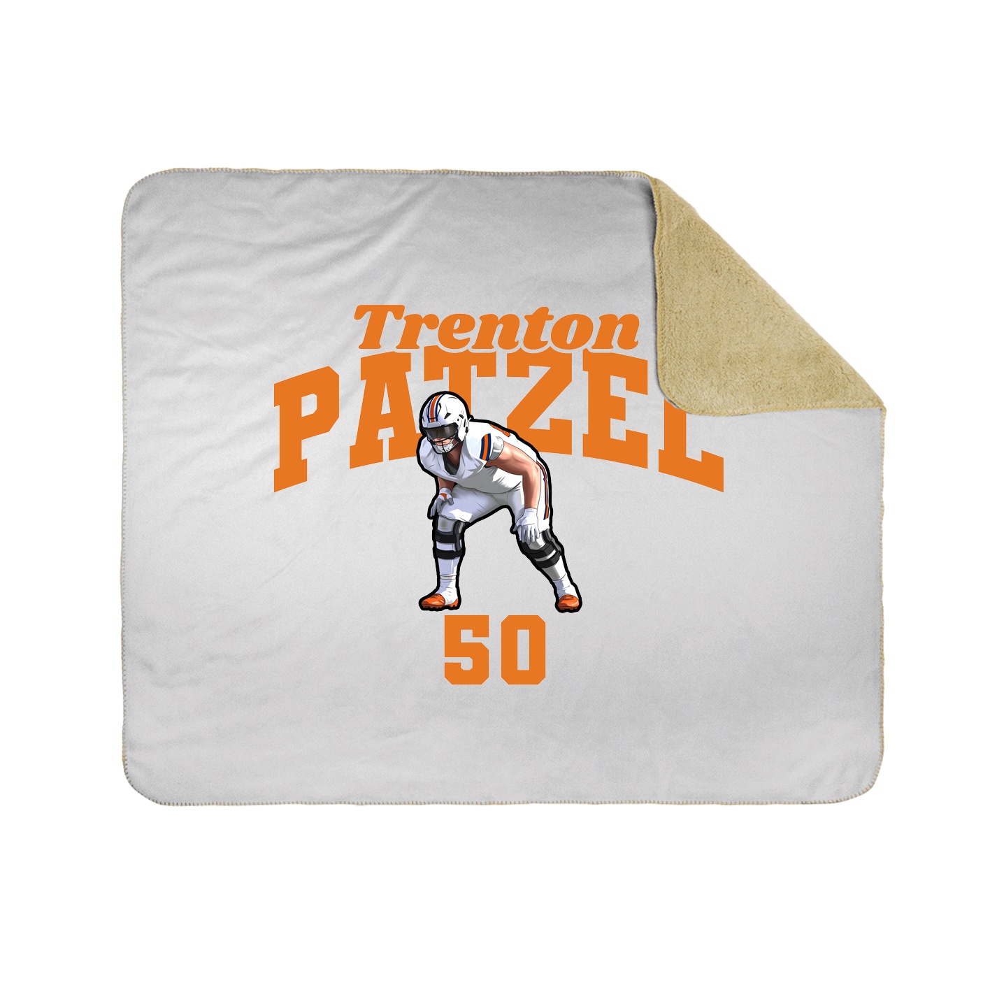 Throw Blanket — Signature Arch in White