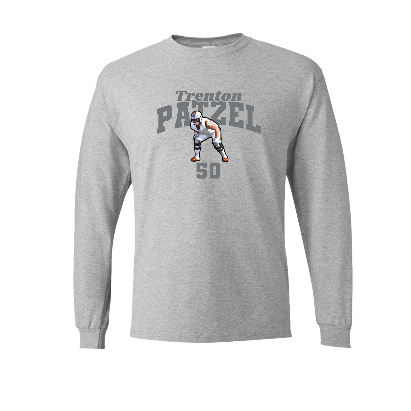 Long Sleeve Tee — Signature Arch in Grey