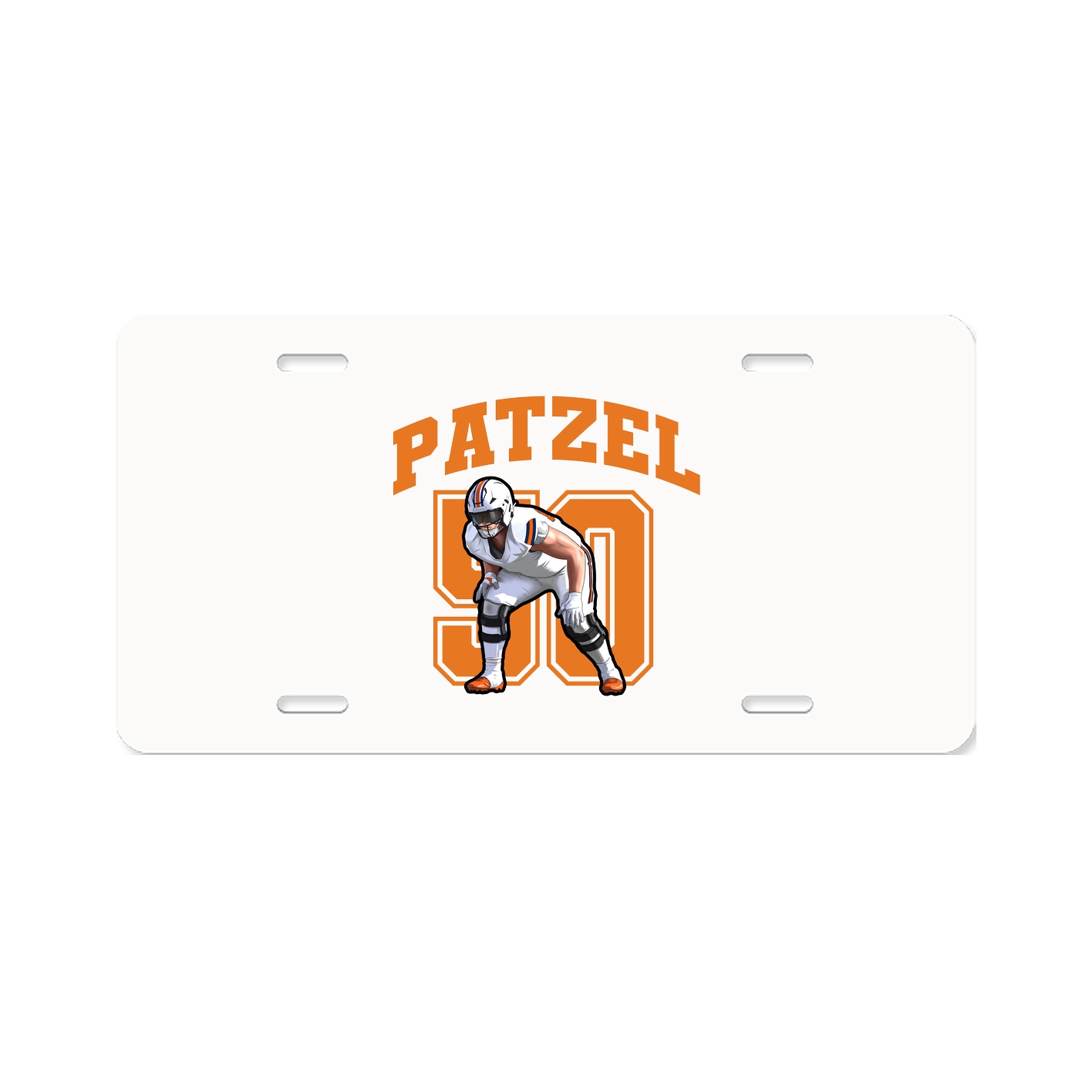 License Plate — Number in Classic