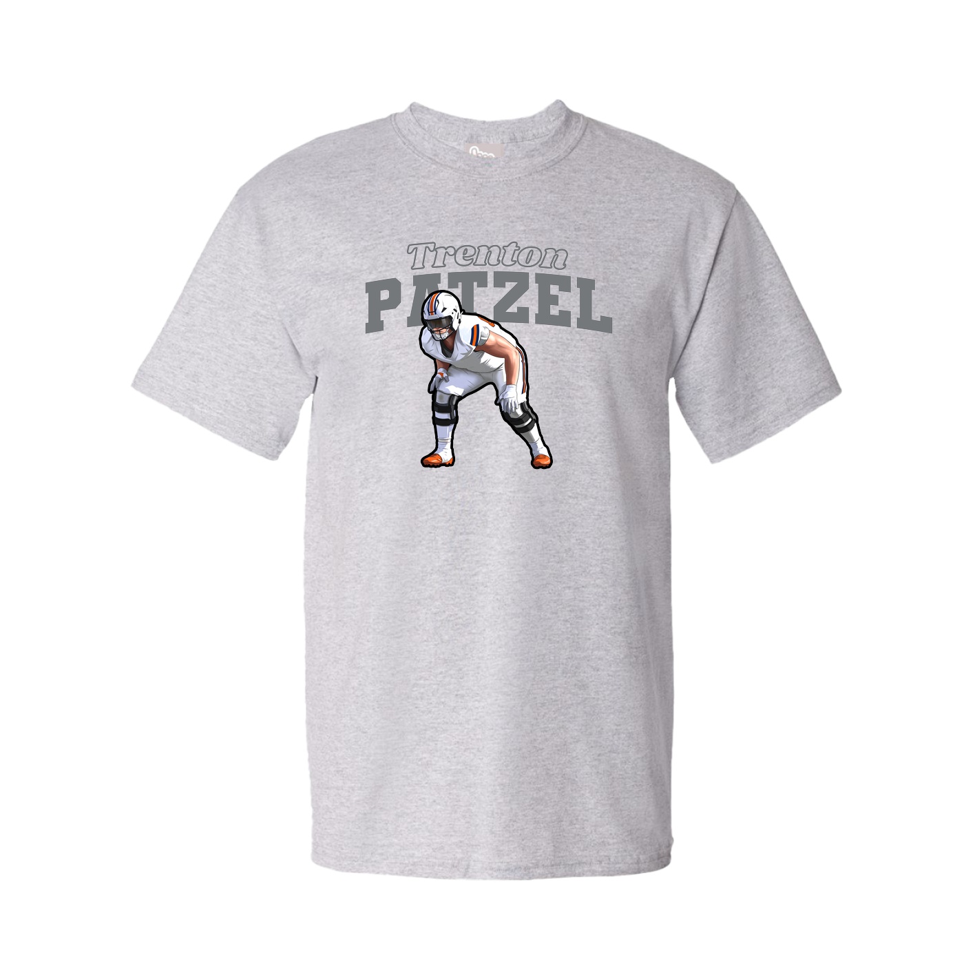 Tee — Name Arch in Grey